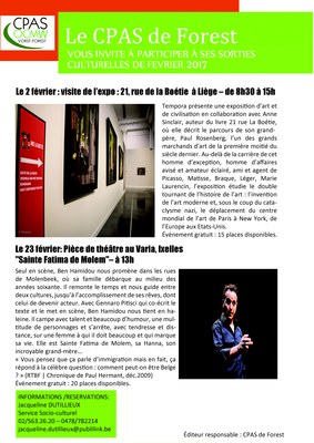 sorties culturelles